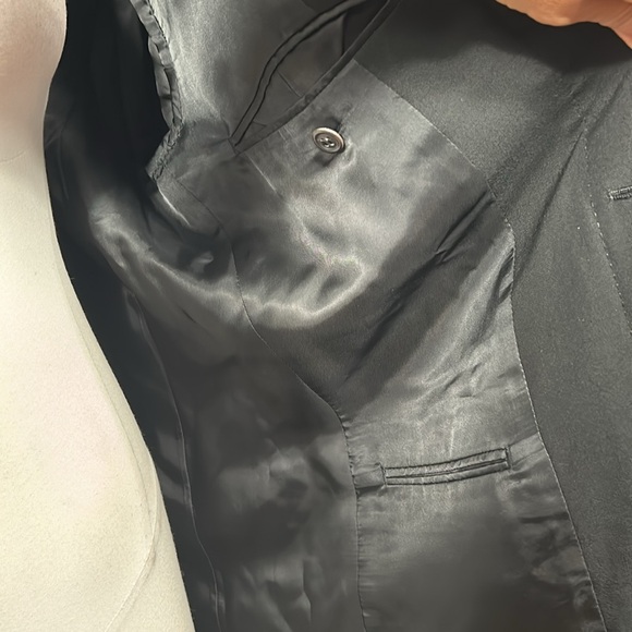 Issey Miyake Men’s Vintage Wool Cashmere Mix Mandarin Collar Blazer sz 4  US L - Picture 9 of 15